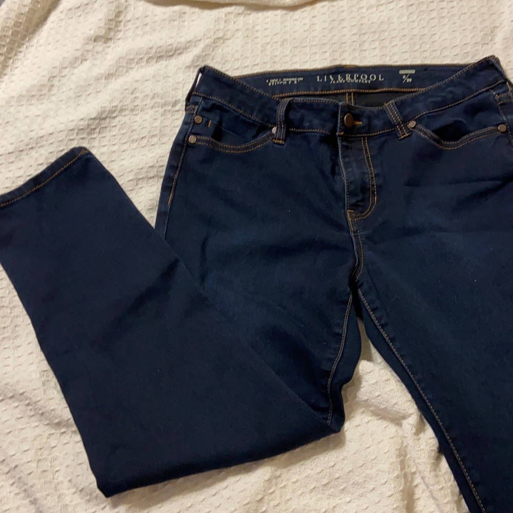 Liverpool size 8 petite short skinny jeans